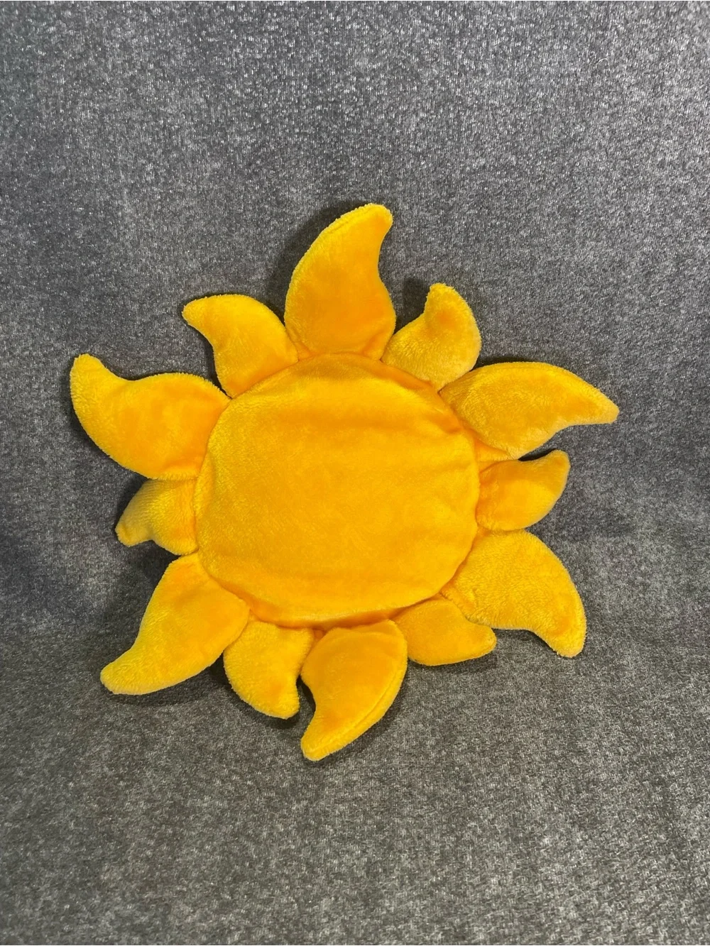 Celestial Sun Face Yellow Plush Pillow 19